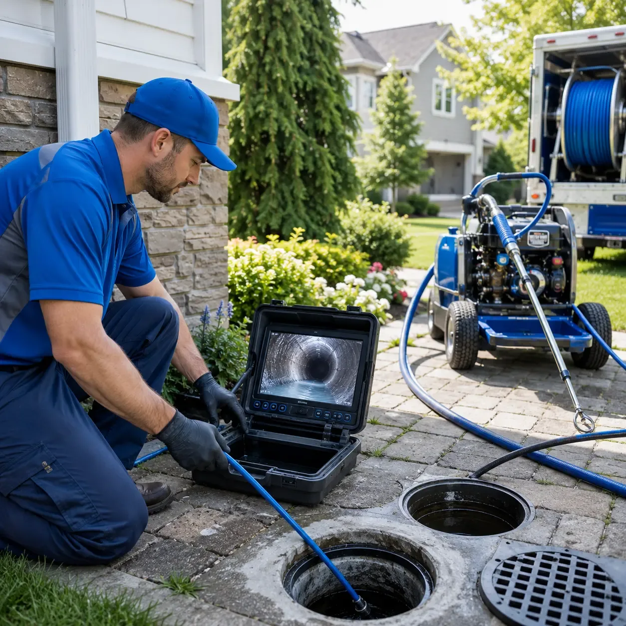 Outdoor drain cleaning professionals serving Vienna, VA