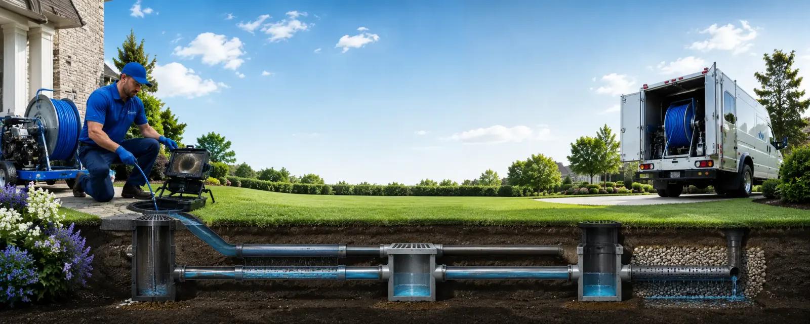 Outdoor drain cleaning information for Vienna, VA